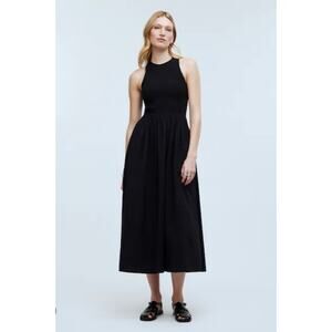 Madewell Black Sleeveless Maxi Dress